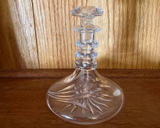 Crystal wine decanter