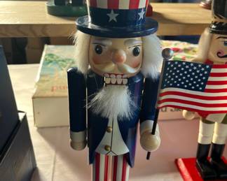 Large assortment of nutcrackers