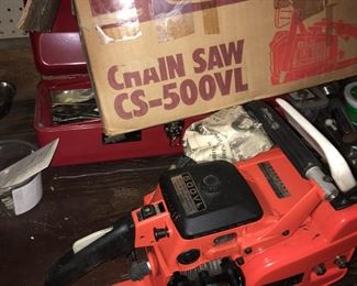 Echo 500vl chainsaw found still in box.!!