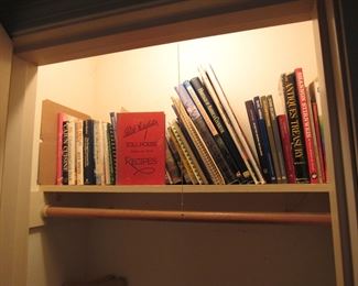 about 150 vinage cook books