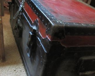 WW2 era "Rice Stix Co." foot locker. Was used to store best tools