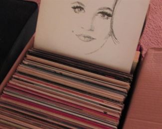 Case of Albums vintage, all genres and clean.