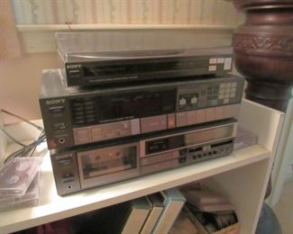 Sony decks with turntable