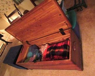 One of two hope chests