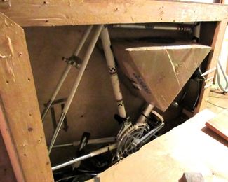 Peugueot 10 speed racing bike. Two sets of wheels