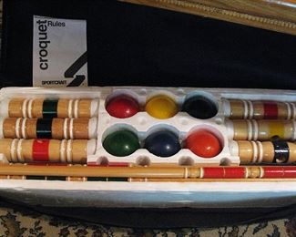 New in Box Croquet Set