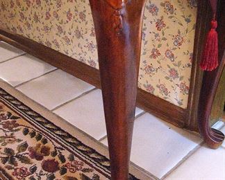 Ornate Carved Detail Console Entry Table
