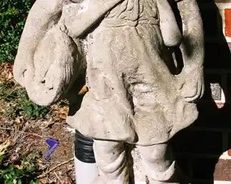 Full Size Concrete Garden Girl Statue