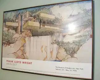 Frank Lloyd Wright Architect Framed