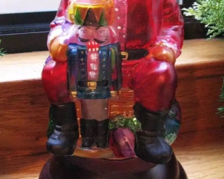 Vintage Santa Lamp