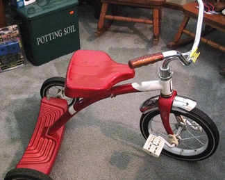 Vintage Candy Apple Red Roadmaster Tricycle