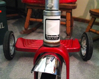 Vintage Candy Apple Red Roadmaster Tricycle