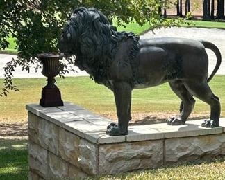 Bronze Lions (life size)