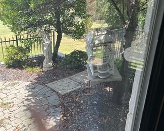 Bird Cage and Statue