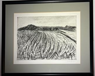 “SB” Signed Print Of Field
