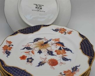 (6) Hand Painted Plates RFB TasteSetter Collection
