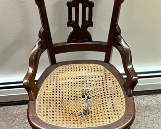 Antique Cane Chair
