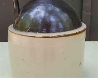 Antique Salt Glazed Moonshine Jug
