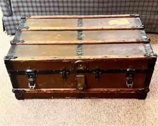 Antique Steamer Trunk
