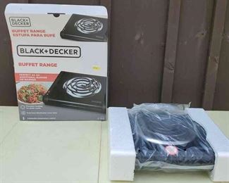 Black And Decker Buffet Range Top
