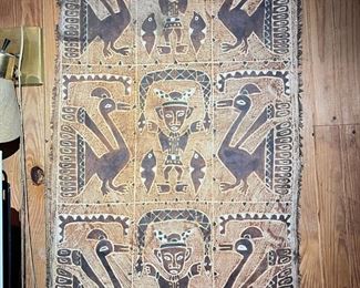 Fascinating African Wall Painting Tapestry
