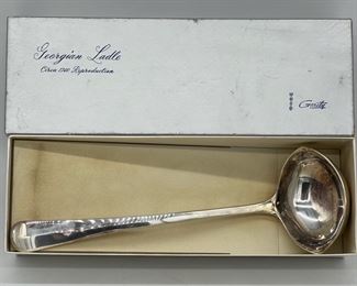 Grand Georgian Ladle By Gerity, Marked G*48
