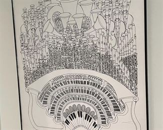 Jeff Gold Sans-songs Organ Symphony Print
