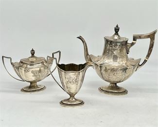Plymouth By Gorham Sterling Silver 3-piece Set
