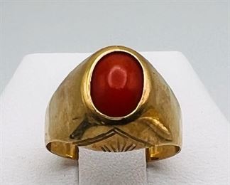 Retro MCM Gold Ring Marked 585
