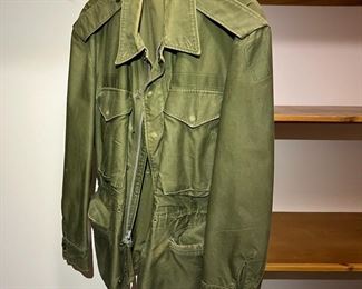 Vintage Short Small Army Cargo Jacket
