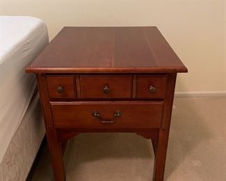 Solid wood side table 