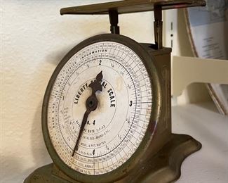 Antique mail scale, so cool