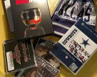 Here's some good stuff, Mad Men seasons, best of the Cowboys and some great computer games