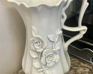 Porcellana De Paris White Pitcher