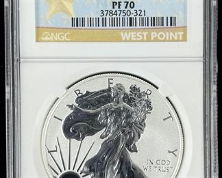 2013-W U.S. American Eagle 99.9% Silver Coin Early Releases Reverse NGC PF70
