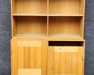 High End Rud Rasmussens Snedkerier Kohenharn Danmark Mid Century Danish Modern MCM 2 Piece Cabinet Dovetailed
