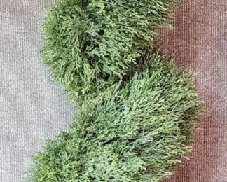 Tall high Quality Faux Pine Topiary Tree In Glazed Terra Cotta Planter Jardini�re
