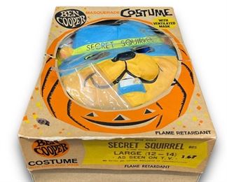 Vintage Ben Cooper Secret Squirrel 1965 ChildrenÕs Large Costume
