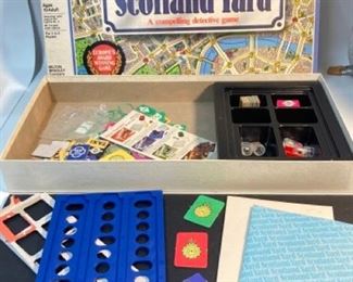 Vintage Rare 1985 Scotland Yard Boardgame detective family game by Milton Bradley - A Compelling Detective Game
