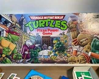 Vintage 1987 Teenage Mutant Ninja Turtles Pizza Power Board Game
