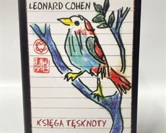 2006 Leonard Cohen Ksiega Tesknoty - Polish Version of The Book of Longing - 1st Edition
