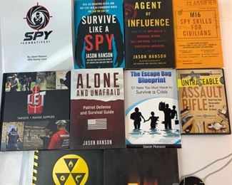 Collection of Spy and Military Books
