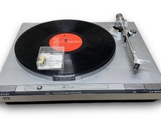 JVC (1982) Direct Drive Turntable Model: L-A31 w/ A Audio-Technica Studio Reference Series 3003 Phono Cartridge AND a Audio Technica TP111E Stylus Cartridge
