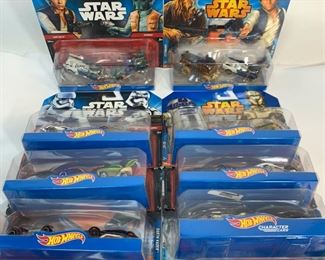 2014 Hotwheels Star Wars Two Pack Special Edition Collectible Hotwheels Cars - All NIB Unopened - 10 Packs Total
