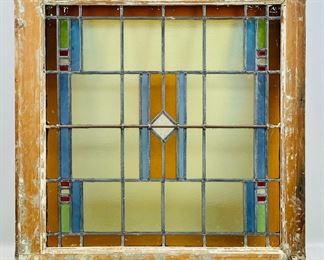 Antique Leaded glass window
