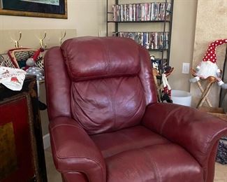 One of 7 Leather Recliners - Rocker Recliners and Electric Recliners!