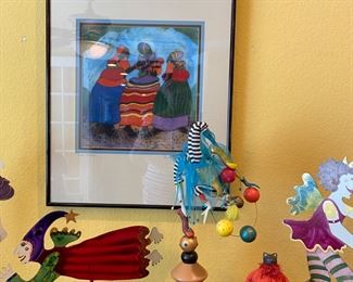 Judie Bomberger and other artists whimsical figures.