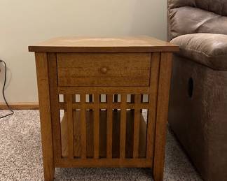 2nd WOOD END TABLE