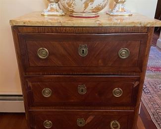 Antique Marble top Commode