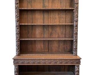 Carved Bookcase